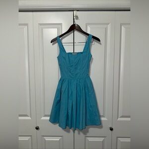 Chelsea 28 Wide Strap Corset Summer Dress Blue XXS